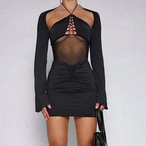 Black Tiger mist dress never been worn